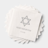 Star moderne de David Bar Mitzvah Silver (Insitu (empilé))