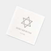 Star moderne de David Bar Mitzvah Silver (Gauche)