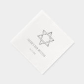 Star moderne de David Bar Mitzvah Silver (Droite)