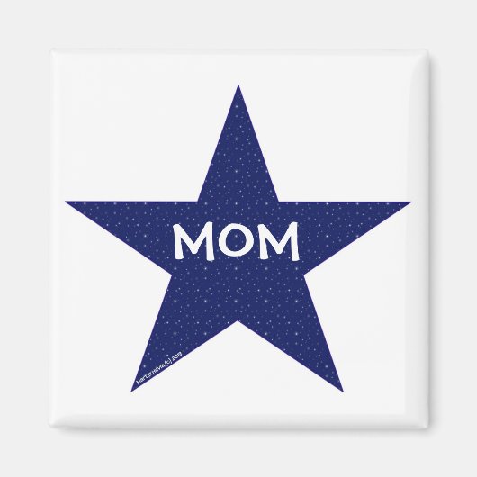 Star Mom Magnet (Devant)