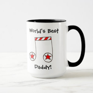 Star Musical Note 's werelds beste papa cadeau Mok