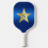 Star Navy Blue Pickleball Star-logo Paddle (Achterkant)