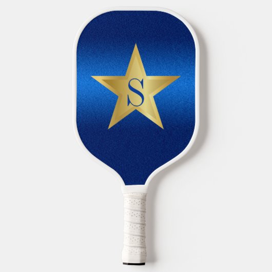 Star Navy Blue Pickleball Star-logo Pickleball Paddle (Achterkant)