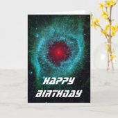 Star nebula ruimteastronomie Science Kaart (Gele Bloem)