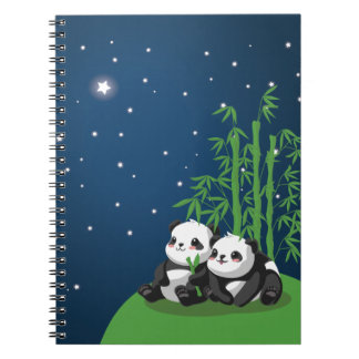 Star Night Panda Notitieboek