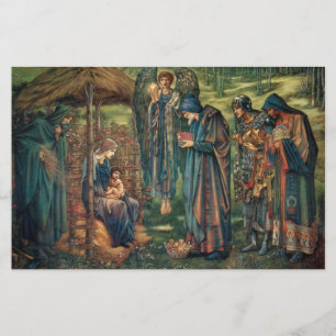 Star of Bethlehem (door Edward Burne-Jones) Briefpapier