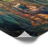 Star of Bethlehem (door Edward Burne-Jones) Poster (Hoek)