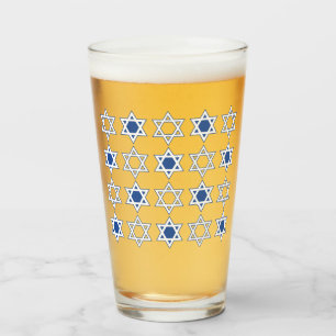 Star of David Beer Bril, Glas