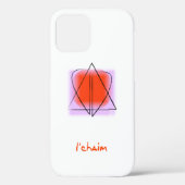 Star of David/Heart iPhone / coque ipad (Verso)