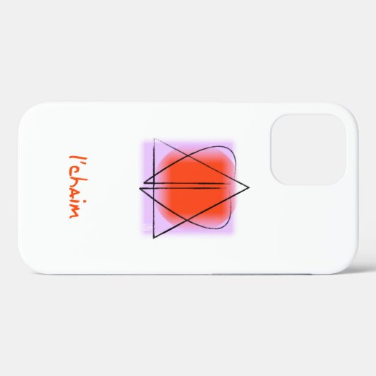 Star of David/Heart iPhone / coque ipad (Verso (horizontal))