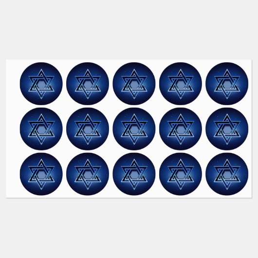 Star of David Labels (Vel)
