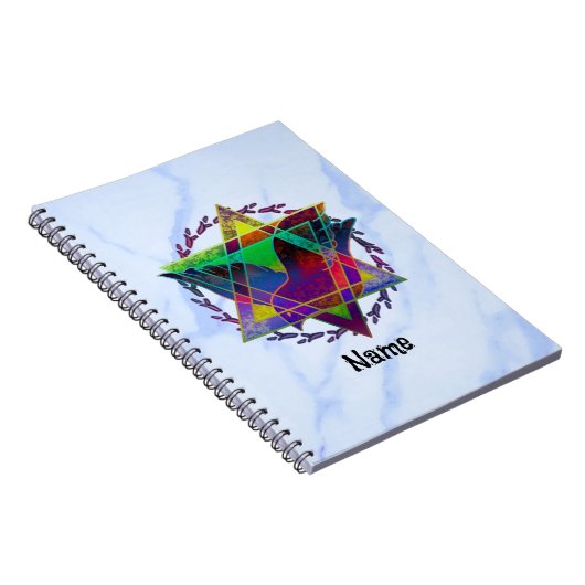Star Of David Multicolor Journal (Côté Droit)