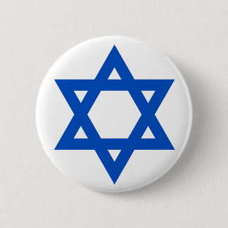"STAR OF DAVID" RONDE BUTTON 5,7 CM