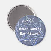 Star of David Round Magnet (Recto/Verso)
