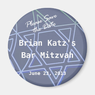 Star of David Round Magnet
