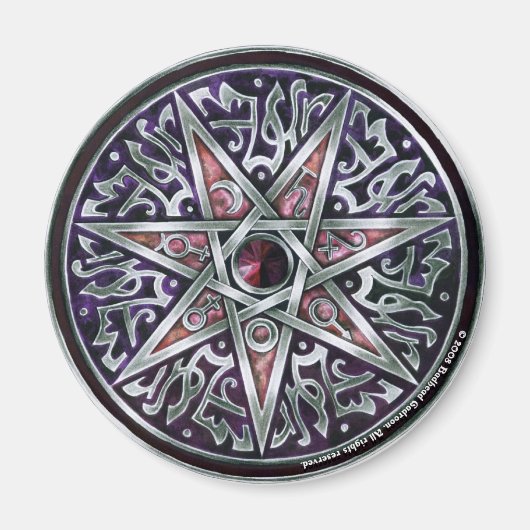 Star of Fey Round Magnet (Devant)
