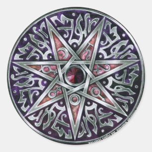 Star of Fey Sticker rond