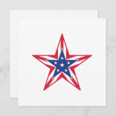 Star of Freedom Wenskaart (Voorkant / Achterkant)