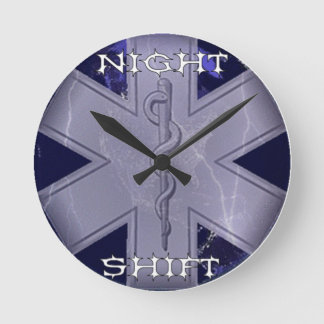 Star of Life Clock Ronde Klok