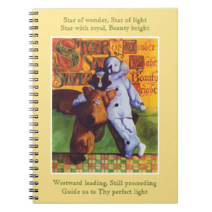 STAR OF WONDER Carnet Spiral - Or