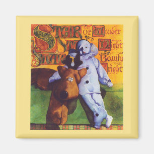 STAR OF WONDER Carré Magnet / Gold