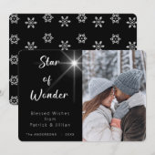 Star of Wonder Excitant Photo Modèle de Noël (Devant / Derrière)