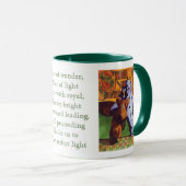 STAR OF WONDER Hunter Green Combo Mug (Devant droit)