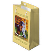 STAR OF WONDER Petit sac cadeau - Or (Devant Angle)