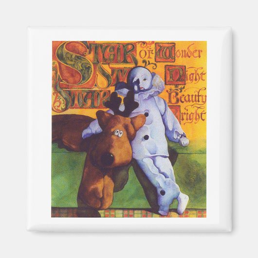 STAR OF WONDER Square Magnet Magneet (Voorkant)