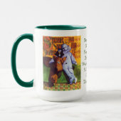 STAR OF WONDER Tall Hunter Green Combo Mug (Gauche)