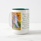 STAR OF WONDER Tall Hunter Green Mug à deux tons (Devant gauche)