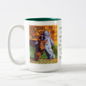 STAR OF WONDER Tall Hunter Green Mug à deux tons (Gauche)