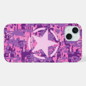 Star on Girl Hot Pink Camo numérique (Verso Horizontal)