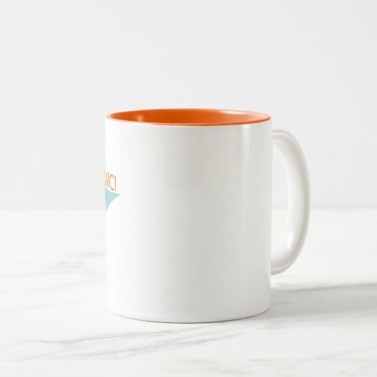 Star Orange Mug (Devant droit)