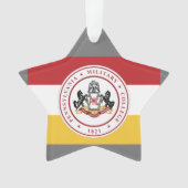 * Star Ornament met PMC Flag logo (voorkant)