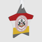 * Star Ornament met PMC Flag logo (voorkant)