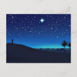 Star Over Bethlehem Briefkaart