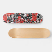 Star Paint Splatter Skateboard (Horizontaal)