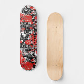 Star Paint Splatter Skateboard (Voorkant)