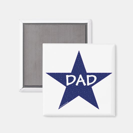 Star Papa Magnet (Recto/Verso)