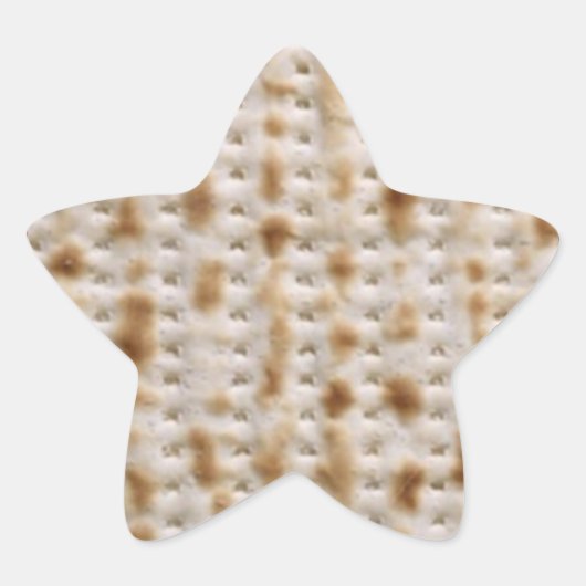 Star Passover Matzoh Stickers (Voorkant)