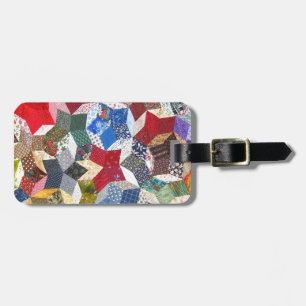 Star Patchwork Quilt look Bagagelabel