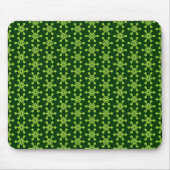 Star Pattern - Green on Dark Green 003300 Muismat (Voorkant)