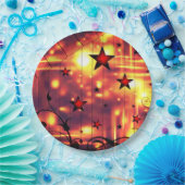 Star Pattern Papieren Bordje (Feest)