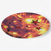 Star Pattern Papieren Bordje (Gekanteld)