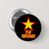Star Performer-Button Ronde Button 5,7 Cm (Voorkant /achterkant)