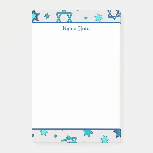 Star personnalisée de David Post-It Notes (Devant)