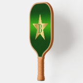 Star Pickleball Star Player Green Custom Monogram Paddle (Links)