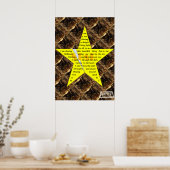 Star Poem-Poster Poster (Keuken)