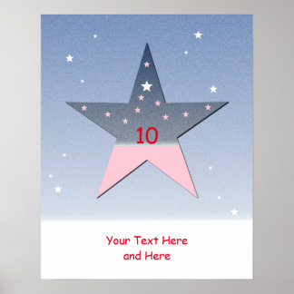 Star Poster for Children